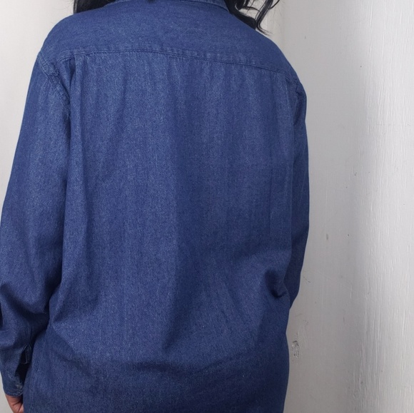 Wrangler Denim Button-down Shirt #45R - Picture 7 of 7